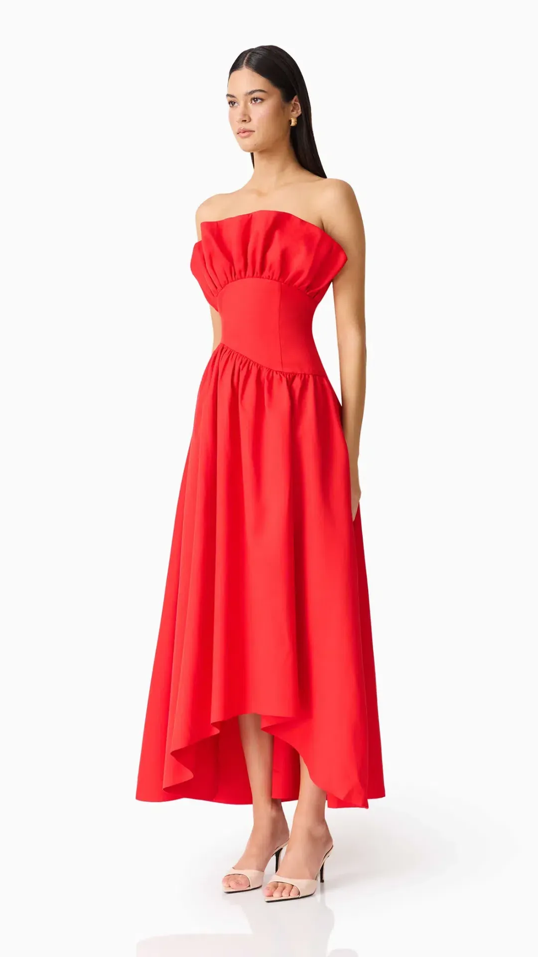 Elliatt Laurel Sleeveless Maxi Dress in Red Size M (10) for rent on The Volte - main image