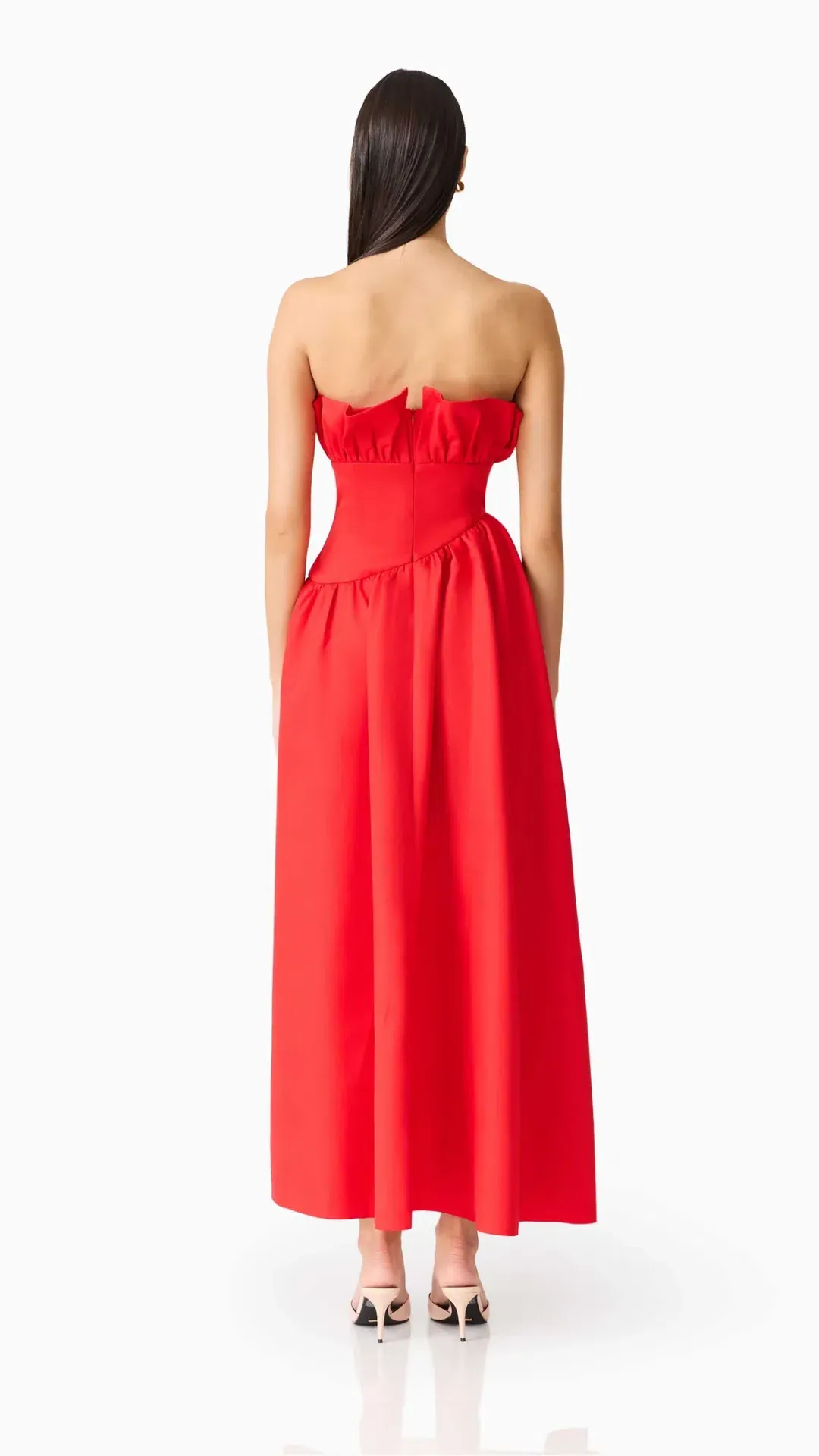 Elliatt Laurel Sleeveless Maxi Dress in Red Size M (10) for rent on The Volte - main image