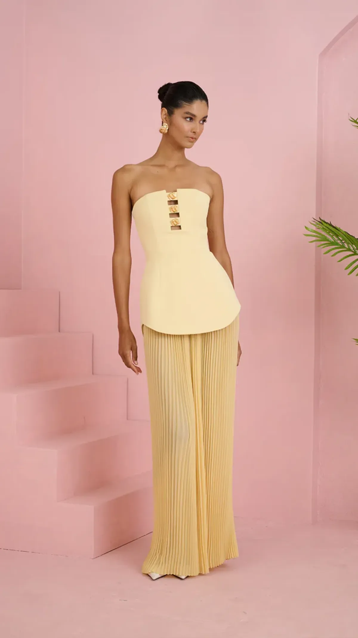 Eliya the Label Leo Dress in Lemon Size XS (6) - Image 1