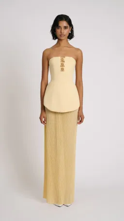 Eliya the Label Leo Dress in Lemon Size S (8) for rent on The Volte - image 2