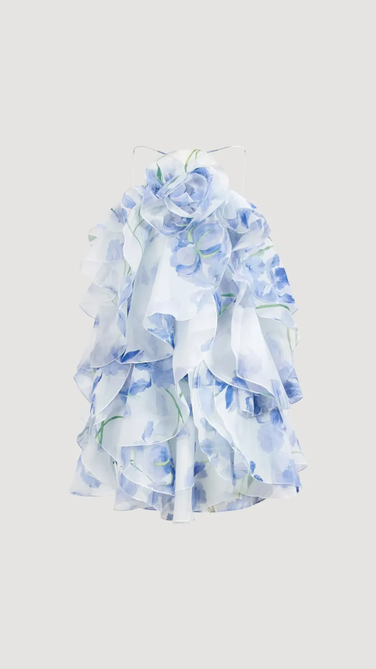 AJE Pandorea Layered Mini Dress in Iris Size 8 - Image 3