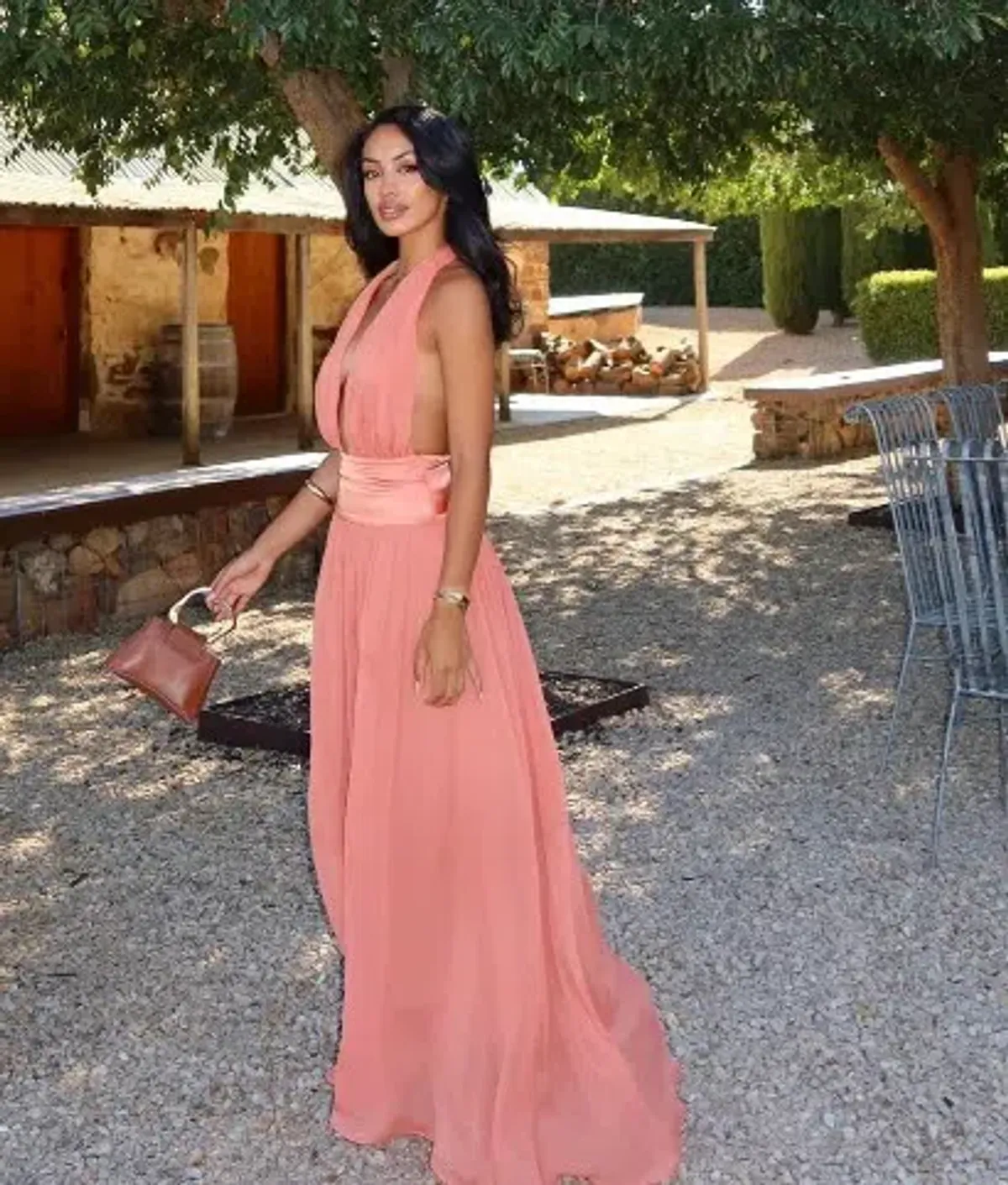 Arcina Ori Serena Dress Coral Size S / AU 8 - Image 1