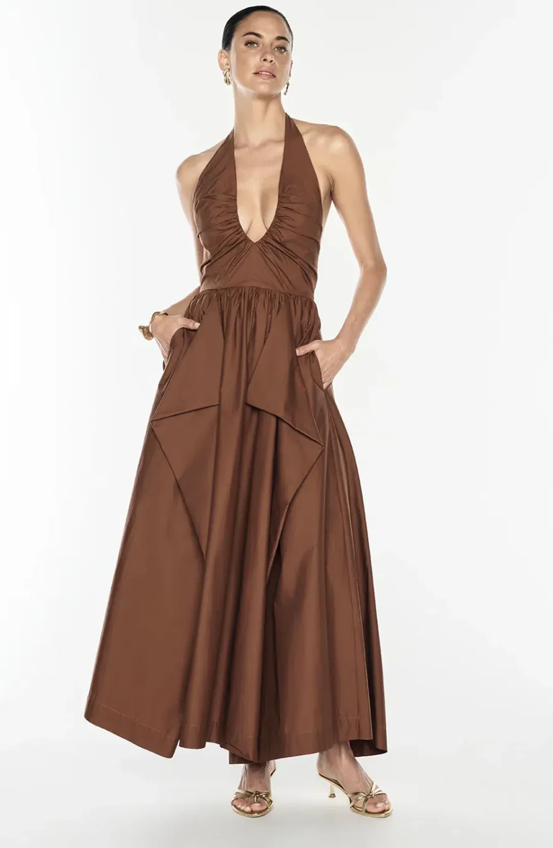 Provence Halter Dress Size 10 for rent on The Volte - main image