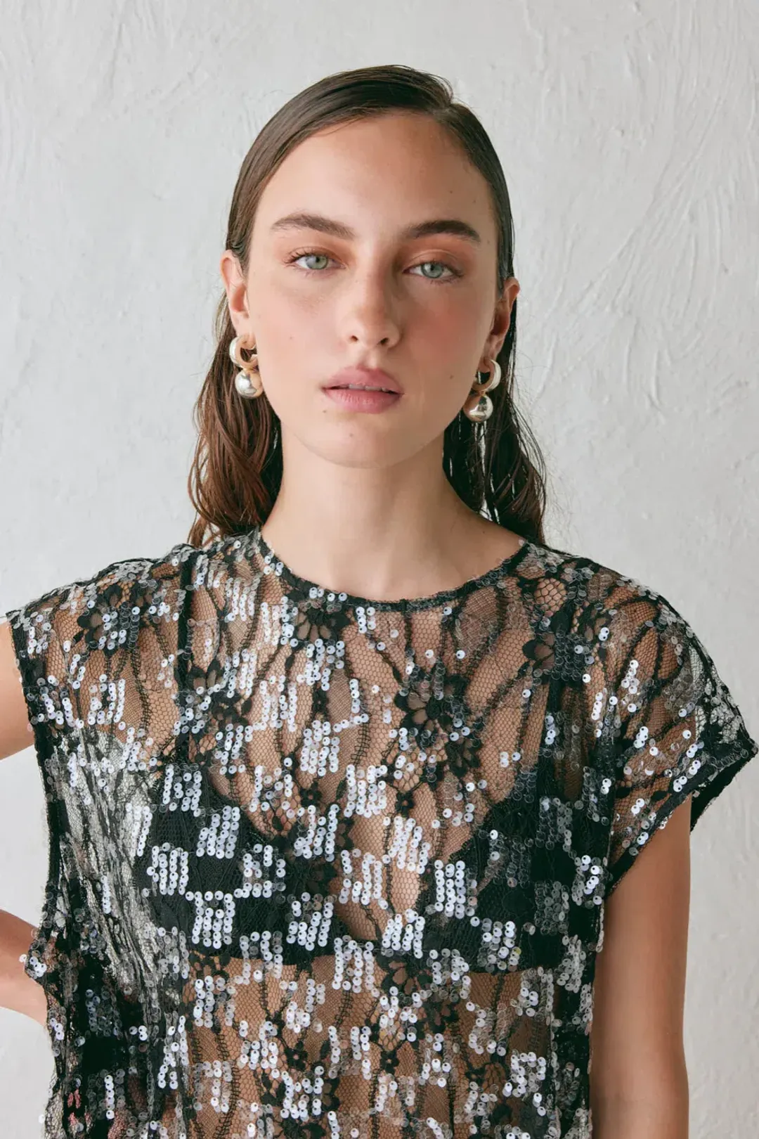 VRG GRL Devyn Sequin Set Black Size 10 for rent on The Volte - main image