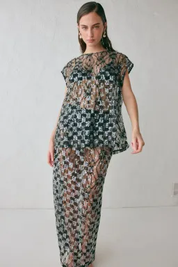 VRG GRL Devyn Sequin Set Black Size 10 for rent on The Volte - image 4