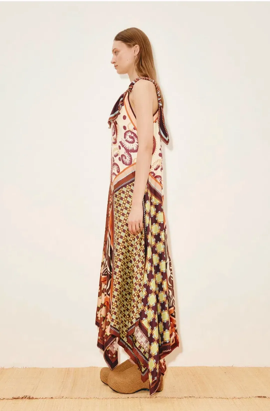 Alémais Wilson Silk Midi Dres Size 16AU for rent on The Volte - main image