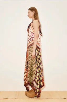 Alémais Wilson Silk Midi Dres Size 16AU for rent on The Volte - image 4