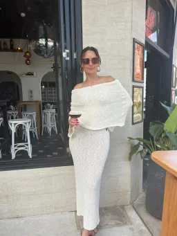 Meshki Marisol Boucle Dress for rent on The Volte - image 1