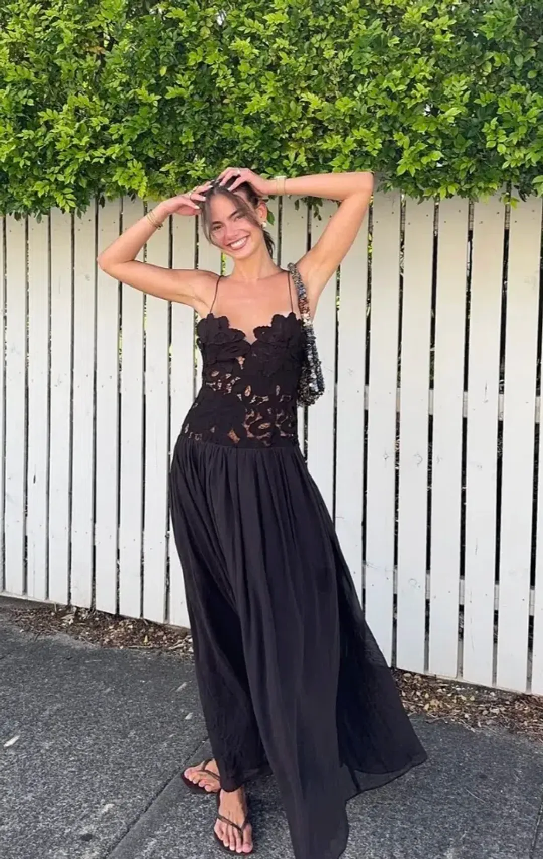 Stephanie Maxi Dress Black, size Small - Hansen and Gretel for rent on The Volte - main image