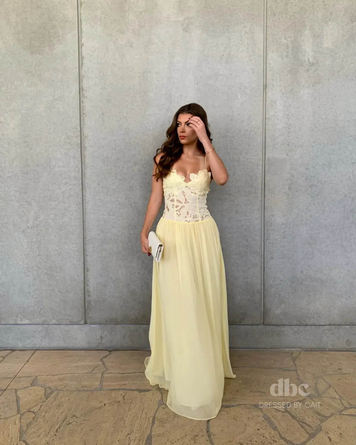 Hansen and Gretel Stephanie Gown Butter size 6 - Image 3