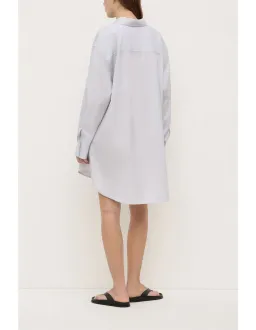 Assembly Label Cora Stripe Shirt Dress navy Stripe White Size 6 for rent on The Volte - image 3