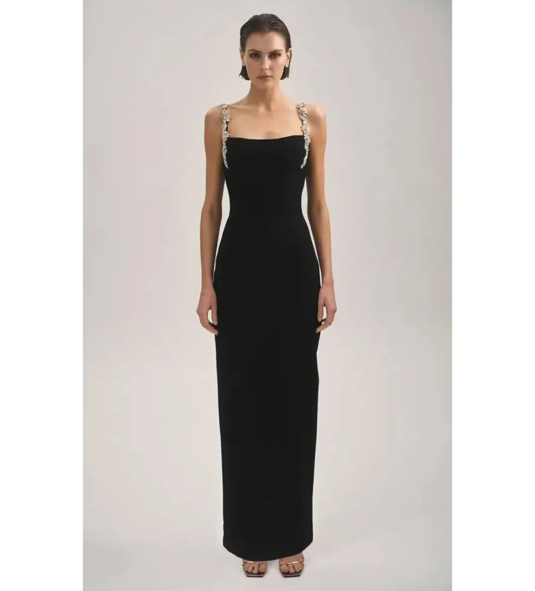 Rachel Gilbert Franca Gown in Black Size 1/AU8 for rent on The Volte - main image