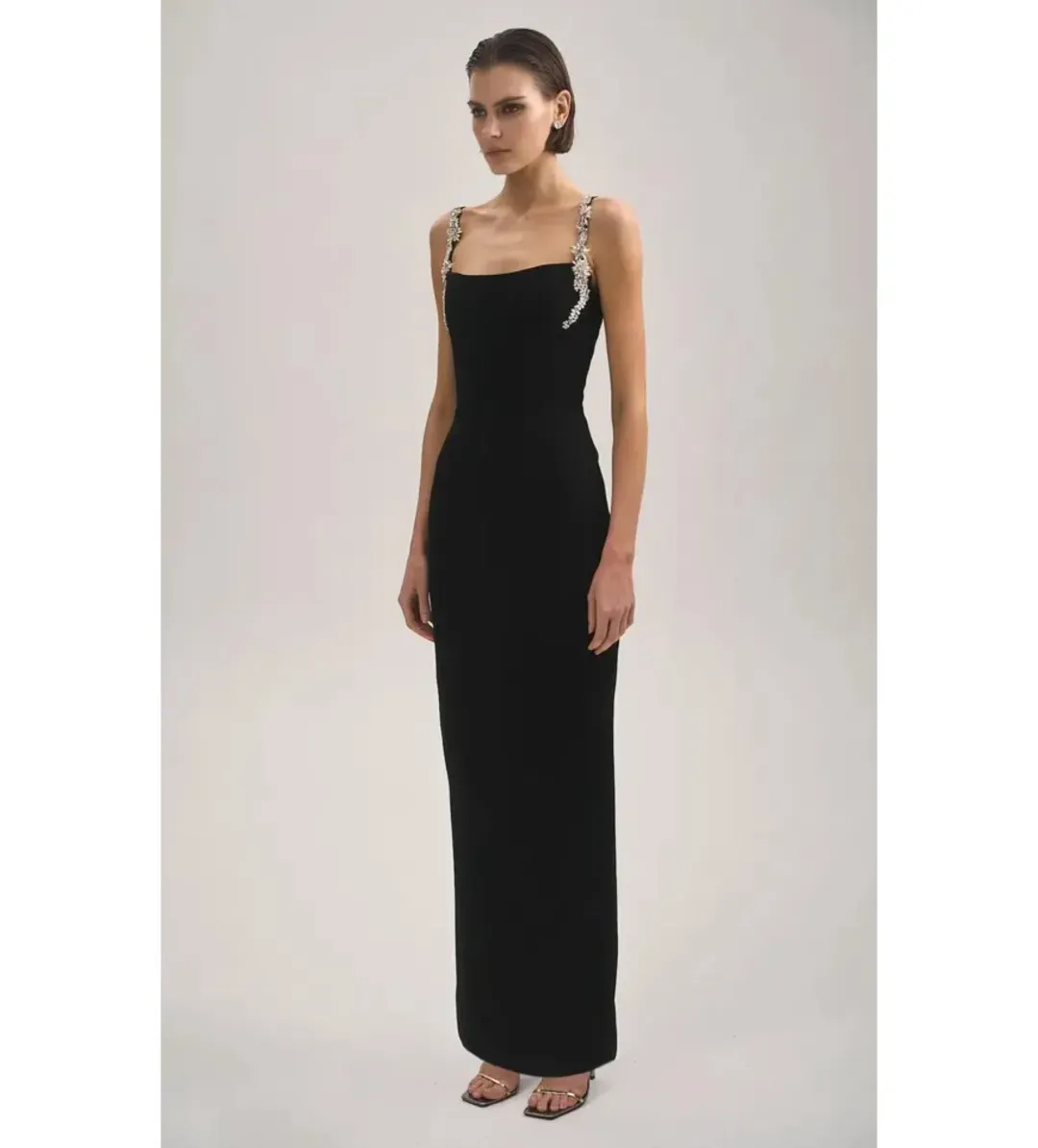Rachel Gilbert Franca Gown in Black Size 1/AU8 for rent on The Volte - main image