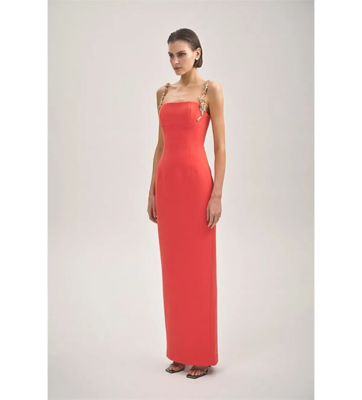 Rachel Gilbert Franca Gown in Coral Size 1/AU8 - Image 2