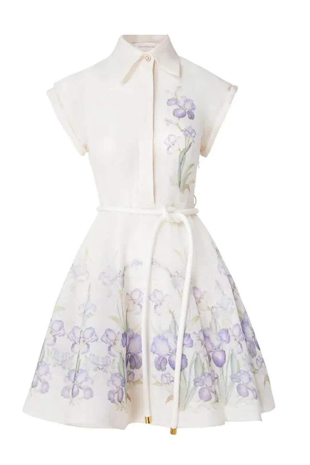 Zimmerman - The Natura Flip Dress In Blue Iris for rent on The Volte - main image