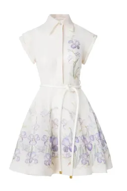 Zimmerman - The Natura Flip Dress In Blue Iris for rent on The Volte - image 3