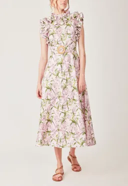 Torannce - Purple Ruffle Dress for rent on The Volte - image 4