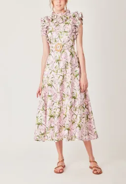 Torannce - Purple Ruffle Dress for rent on The Volte - image 3