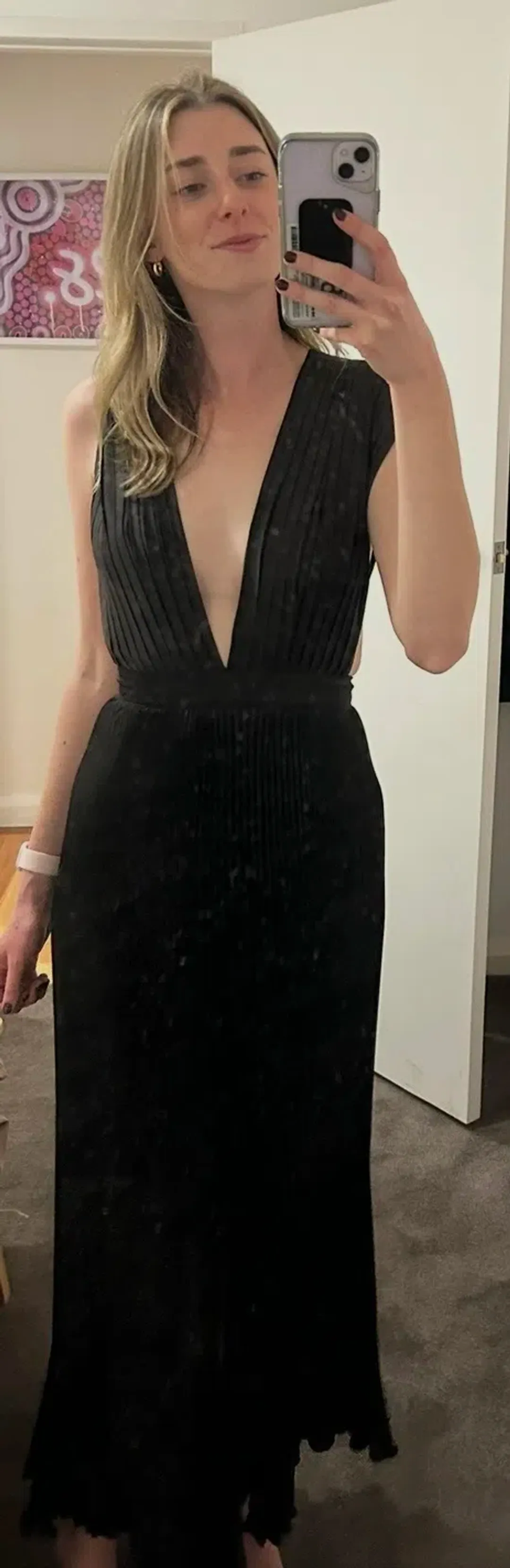 Lidee Gala dress in black, size 6 for rent on The Volte - main image