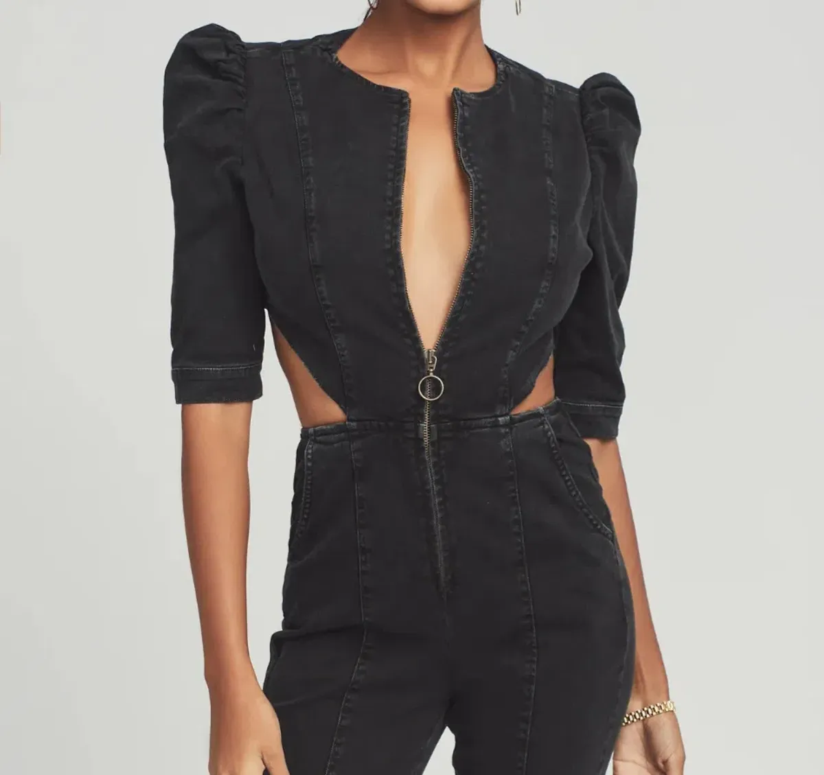 Retrofete Denim Jumpsuit - Image 4