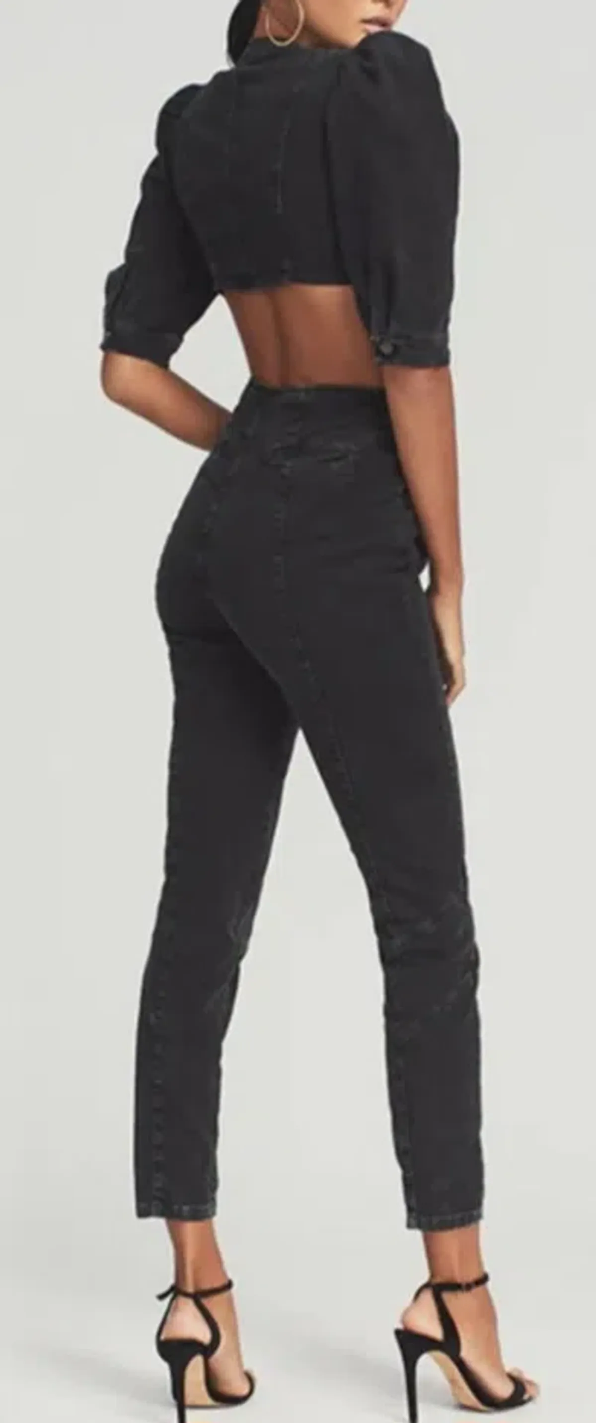 Retrofete Denim Jumpsuit - Image 3