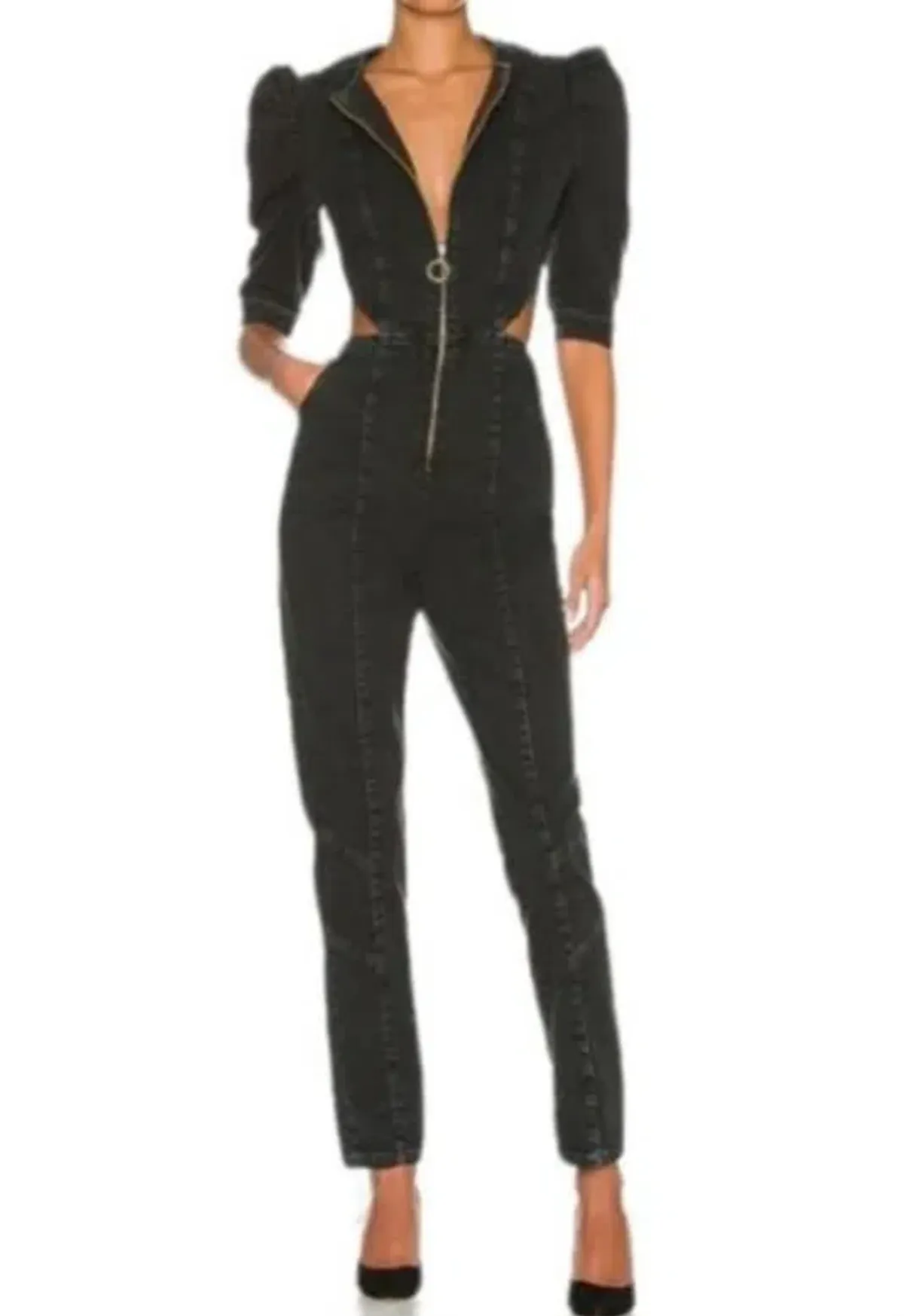 Retrofete Denim Jumpsuit - Image 1