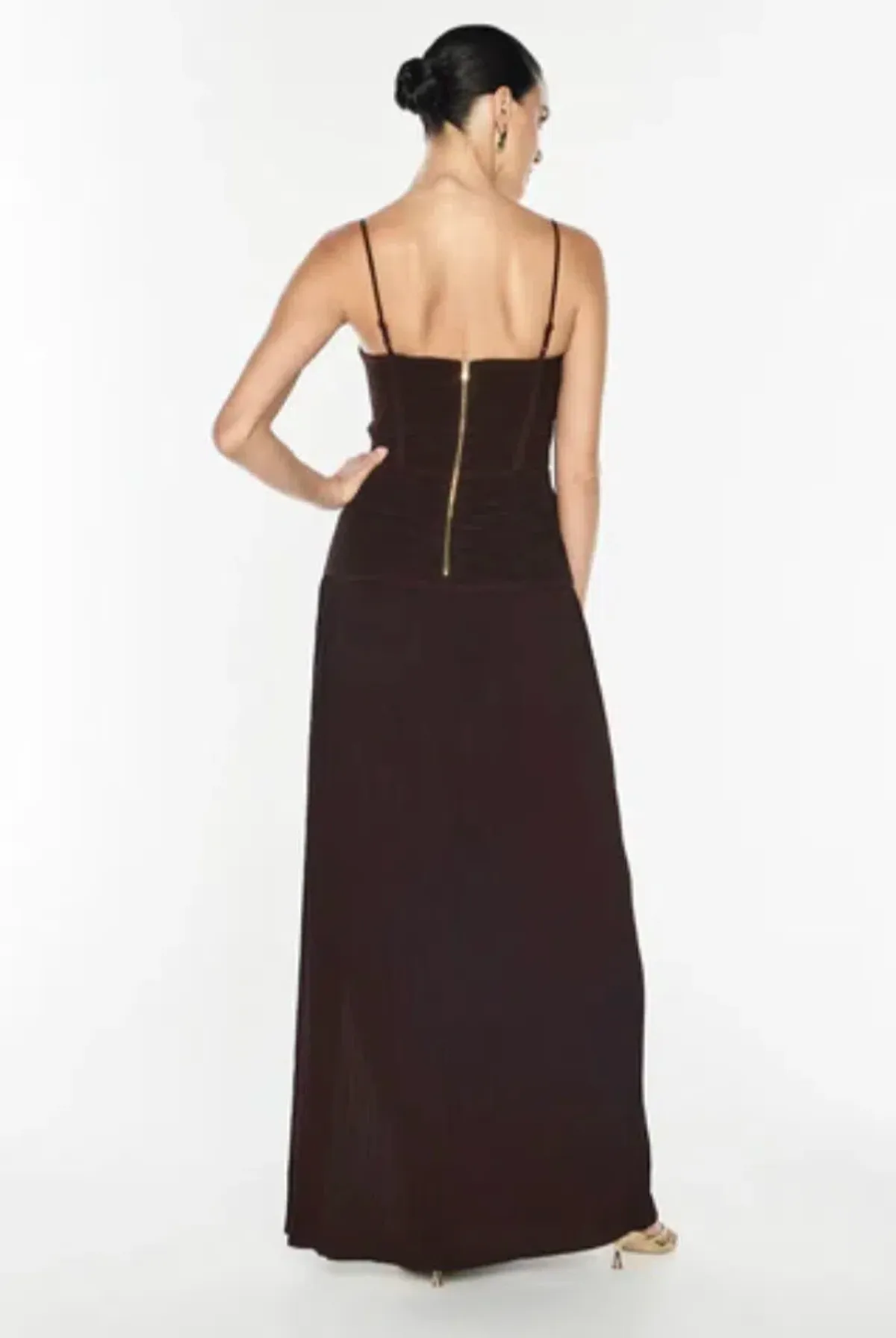 Manning Cartell Double Time Pleat Dress - Dark Chocolate - Image 4