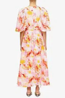 Acler The Hamilton Dress in Pink Floral for rent on The Volte - image 3