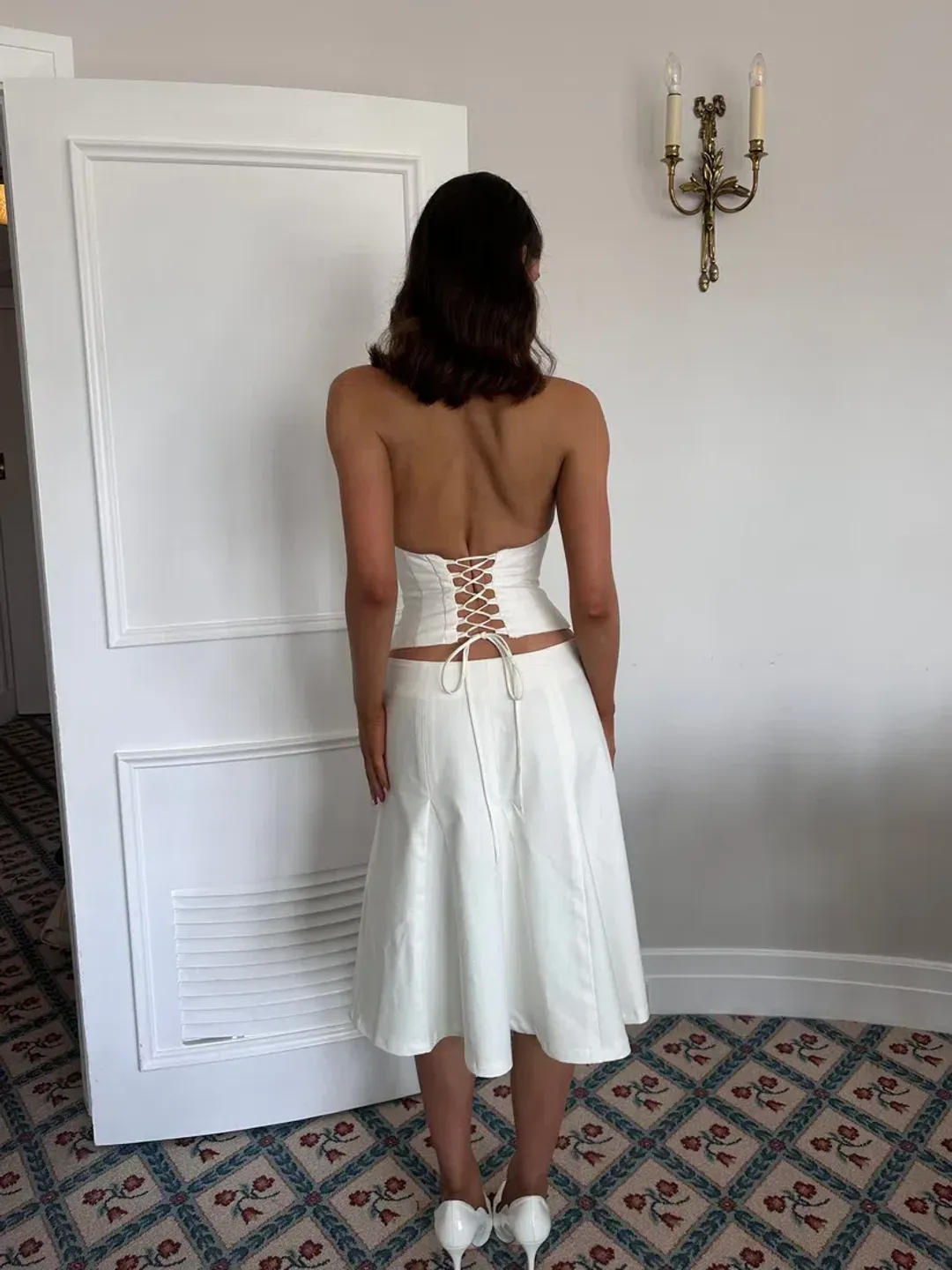 Asa Fields The Naomi Set White Small/Extra Small for rent on The Volte - main image