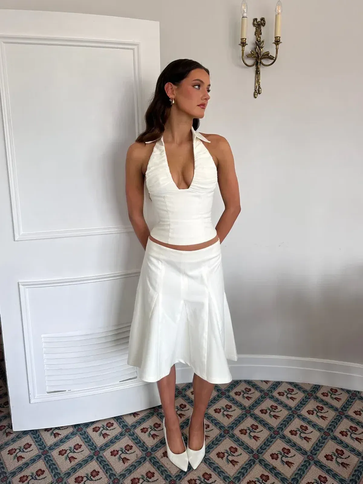 Asa Fields The Naomi Set White Small/Extra Small for rent on The Volte - main image