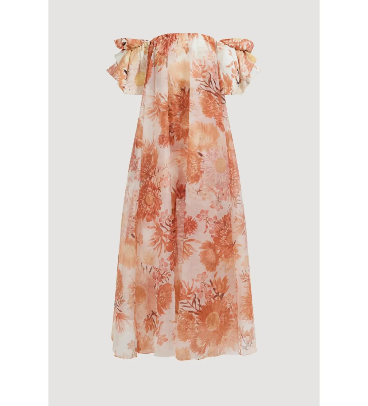 Aje Cosette Gown Rust Native Floral Size AU 10 - Image 6