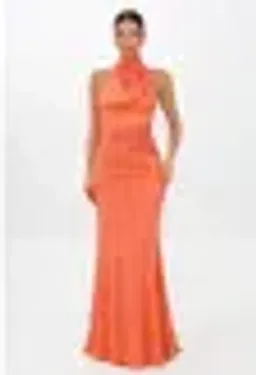 Jefre Sèi Angelica Maxi Dress Orange Peach Size M for rent on The Volte - image 1