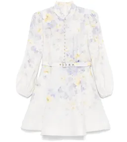 ZIMMERMANN CRUSH BUTTONED MINI DRESS SIZE 0 for rent on The Volte - image 1