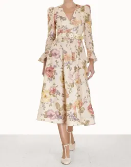 Zimmermann Luminosity Midi Dress 1 for rent on The Volte - image 4