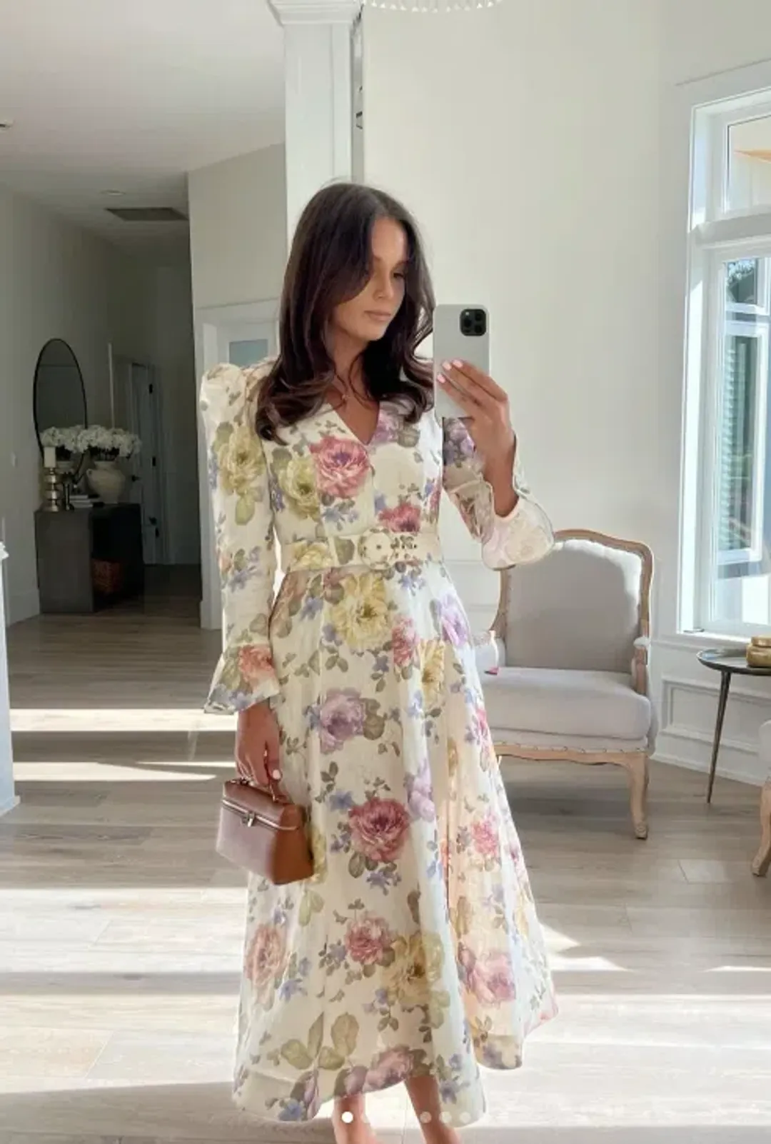 Zimmermann Luminosity Midi Dress 1 for rent on The Volte - main image