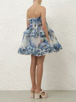 Zimmermann Alchemy Ruffle Mini Dress s0 for rent on The Volte - image 2