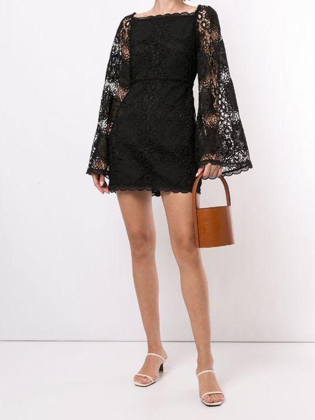 Alice McCall Diamond Mini Dress Black Size 14 for rent on The Volte - main image