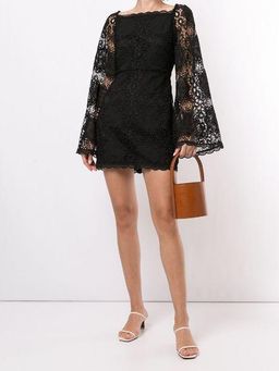 Alice McCall Diamond Mini Dress Black Size 14 for rent on The Volte - image 1