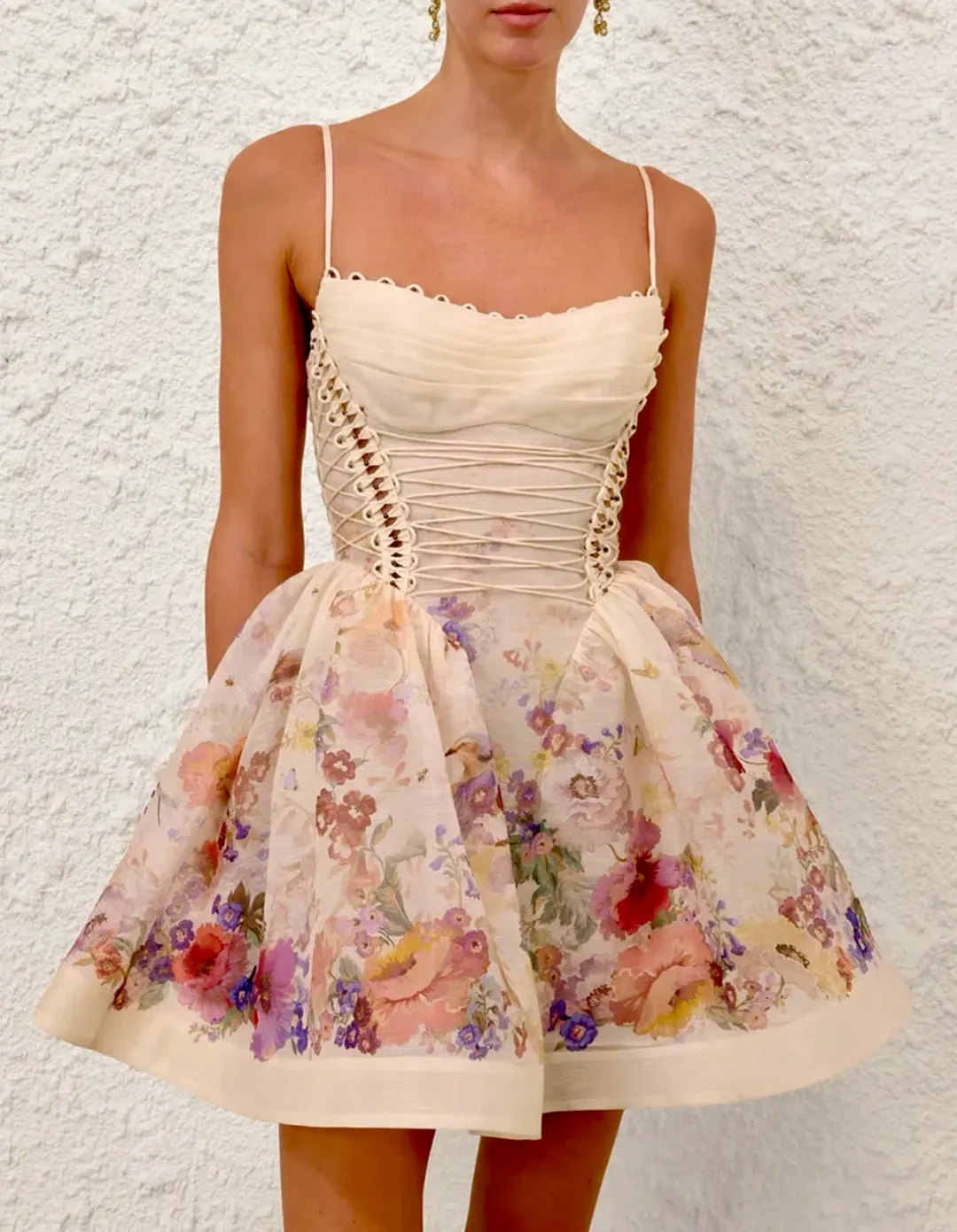 Zimmermann Alchemy Beaded Mini Dress s0 for rent on The Volte - main image