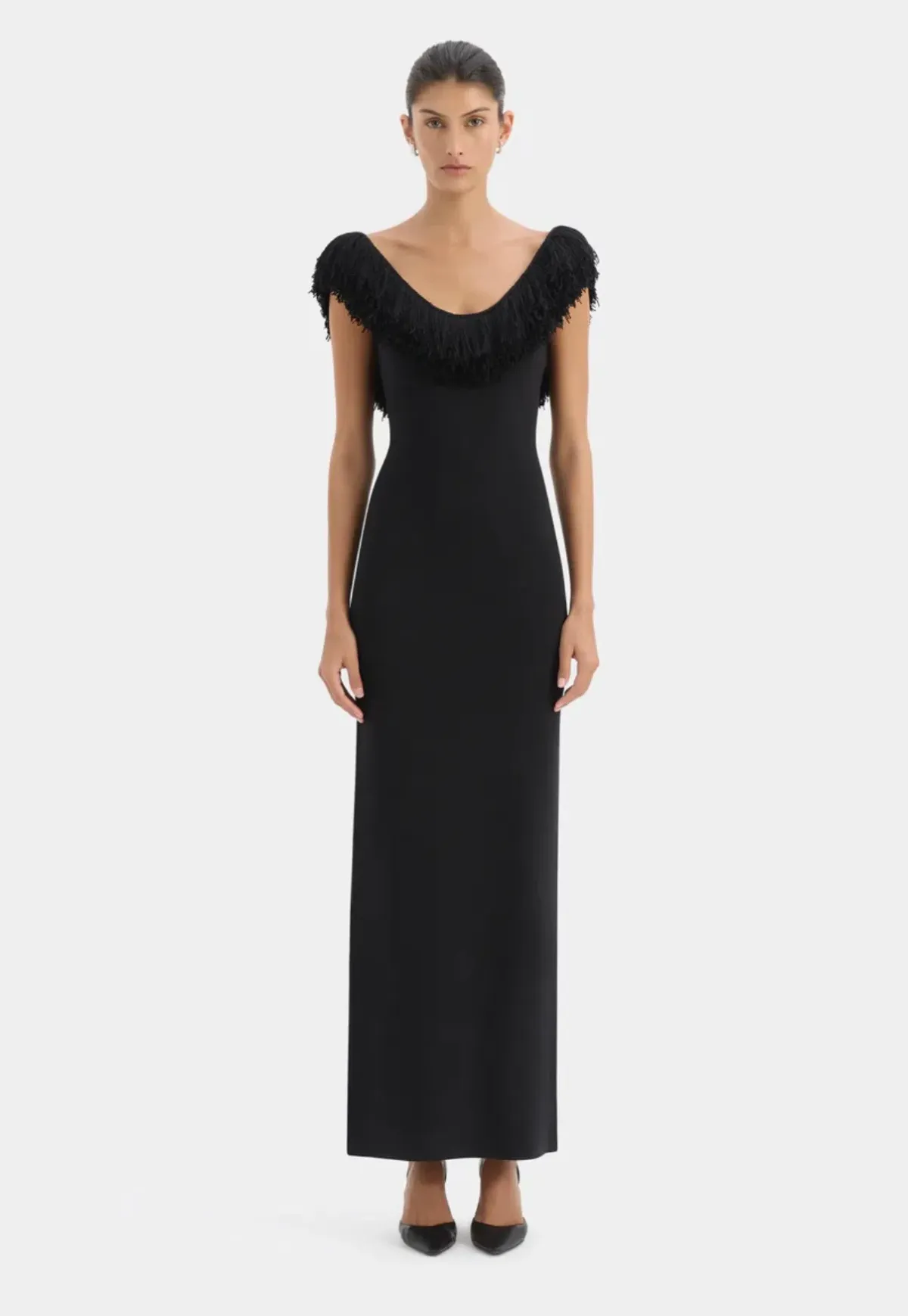 Sir the Label Marcelline Fringe Gown s0 - Image 3