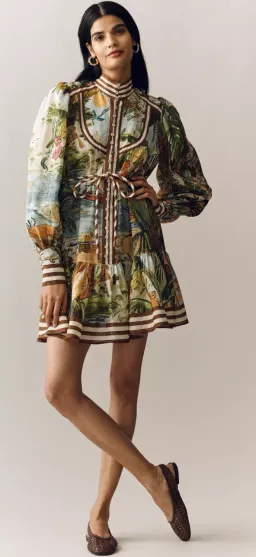 ALEMAIS TOUCAN TANGO MINI DRESS SIZE 16 for rent on The Volte - image 1