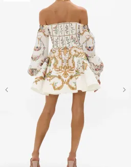 Camilla White Mini Strapless Dress for rent on The Volte - image 2