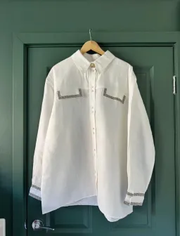 AJE Senses Embroidered Shirt. Size 12 for rent on The Volte - image 1