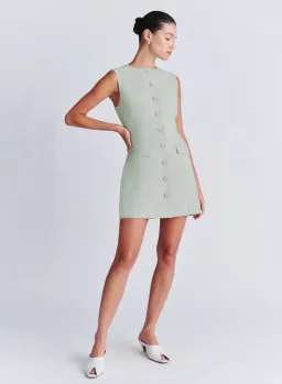 Anna quan, Sofia Dress, Mini, Acqua, size 10 for rent on The Volte - image 1