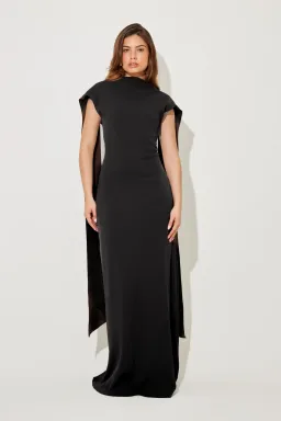 Odd Muse Drape Maxi Dress for rent on The Volte - image 1