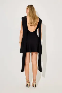 Odd Muse Drape Mini Dress for rent on The Volte - image 5