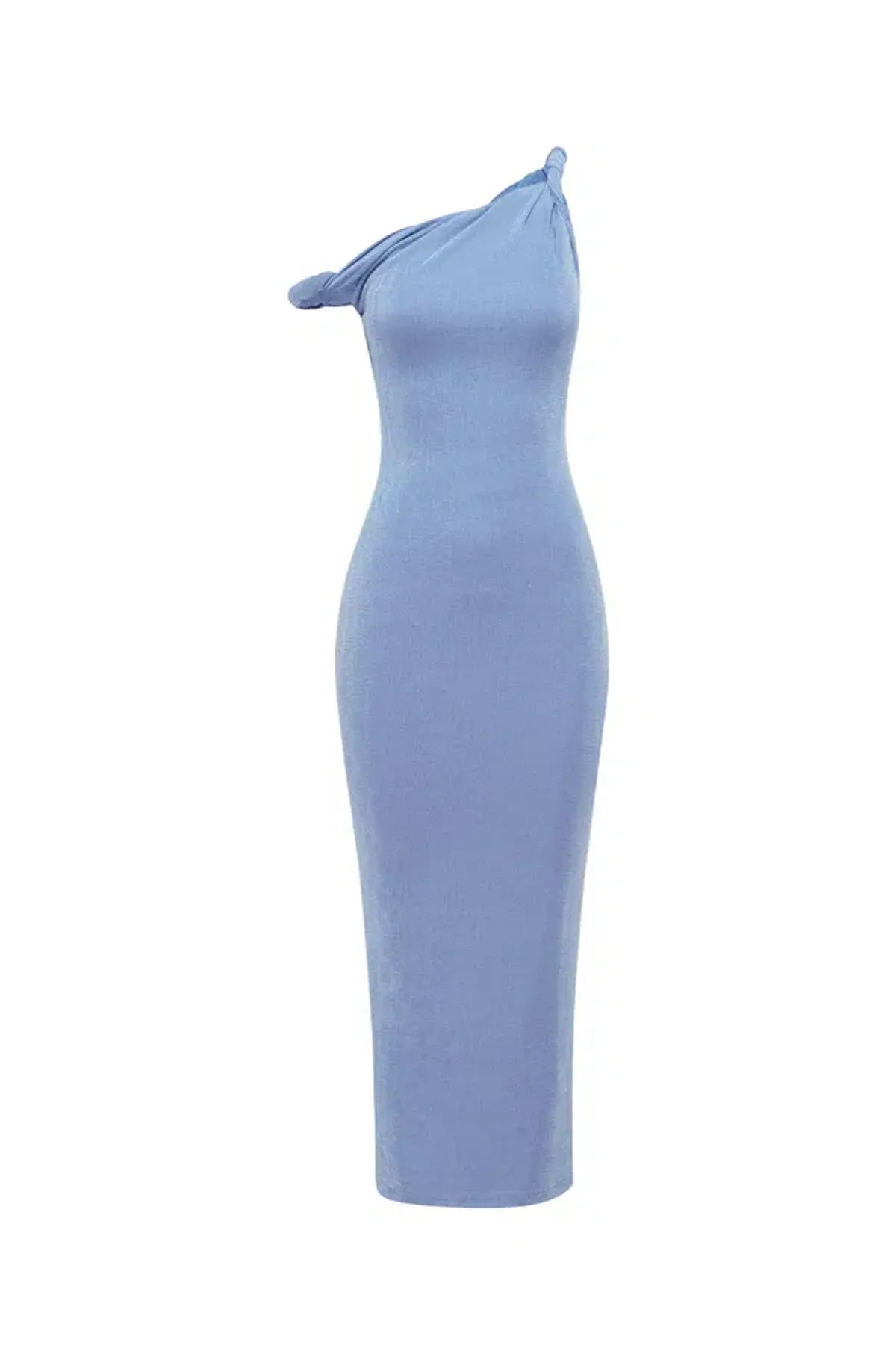 Johansen - The Long Poppy Dress - Blue for rent on The Volte - main image