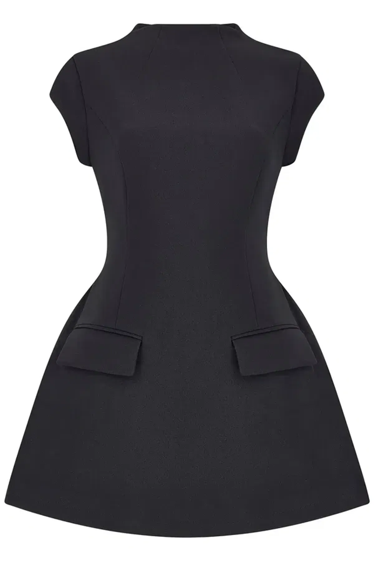 Odd Muse - The Ultimate Muse Cap Sleeve Mini Dress - Image 2