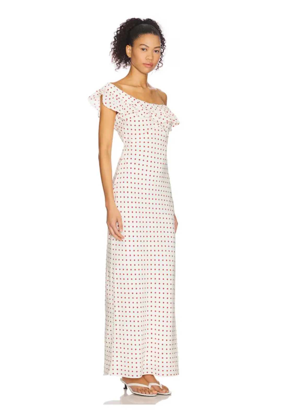 Monroe Maxi Dress in Red Dot MORE TO COME for rent on The Volte - main image