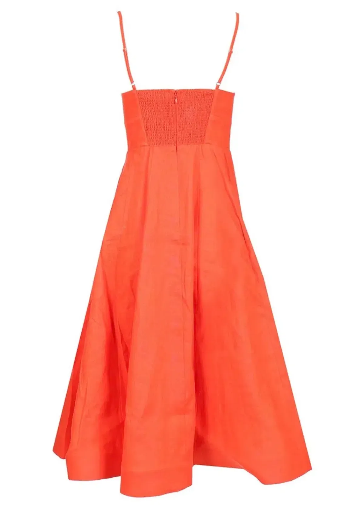 Zimmermann Crush Tie Front Midi Dress 0 - Image 2